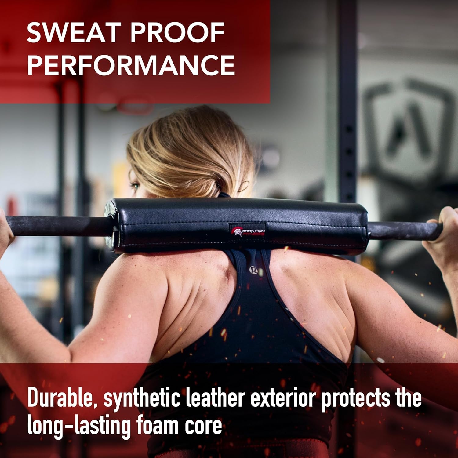 Barbell Pad - Extra Thick Padding for Weight Training, Squatting, Hip Thrusts Exercise Bar Protection & Support