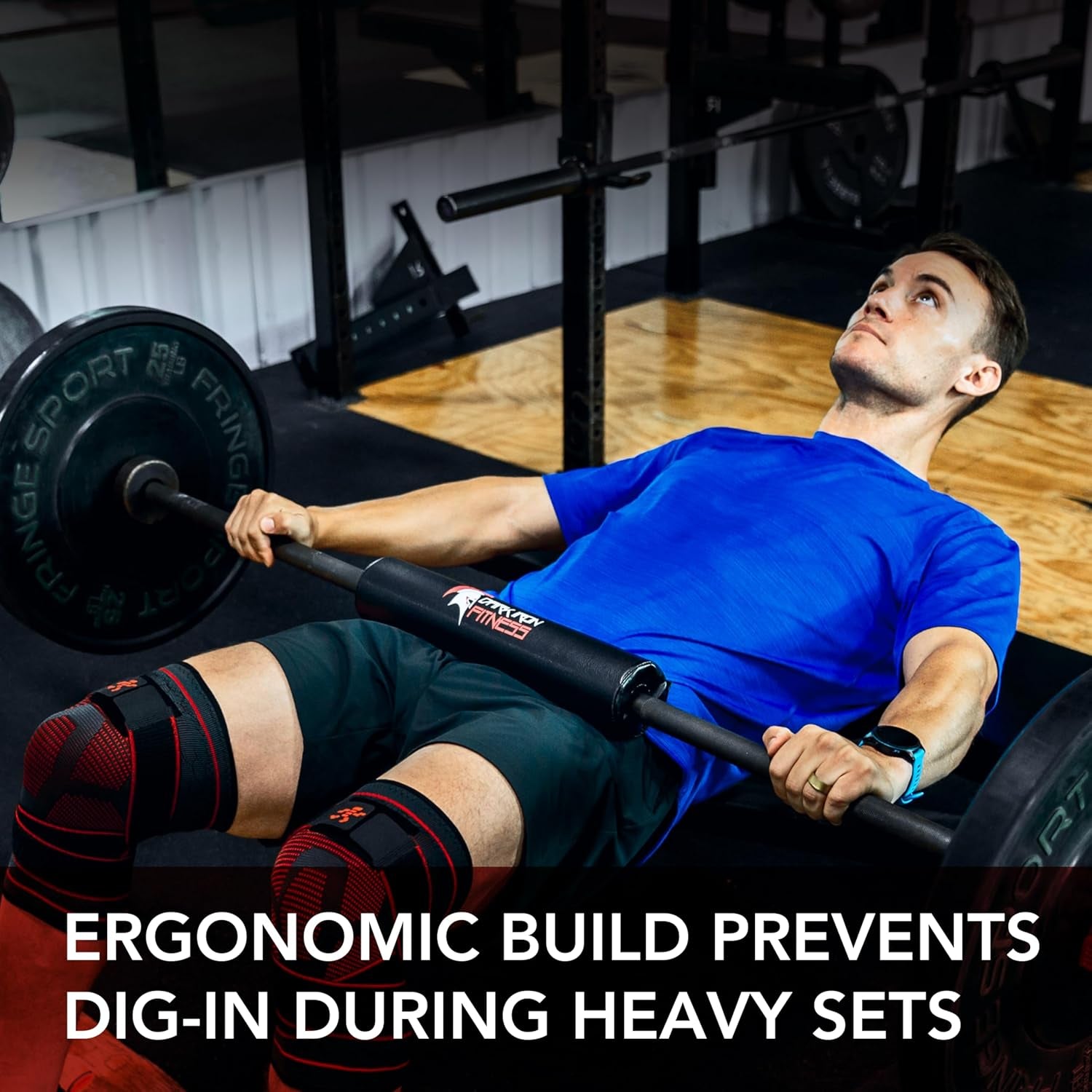 Barbell Pad - Extra Thick Padding for Weight Training, Squatting, Hip Thrusts Exercise Bar Protection & Support